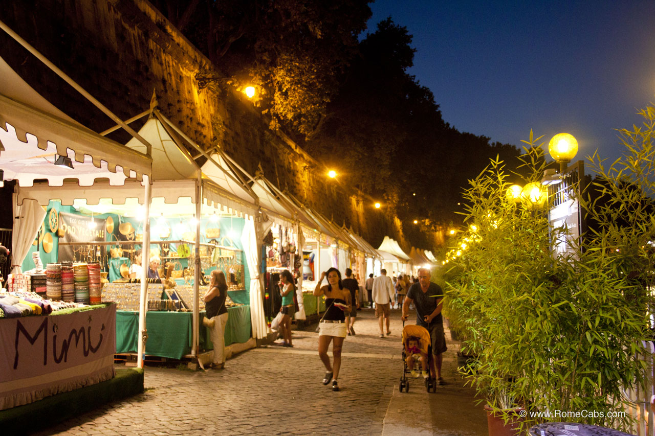 Summer Festival in Rome: Along Tiber River - Lungo il Tevere - RomeCabs