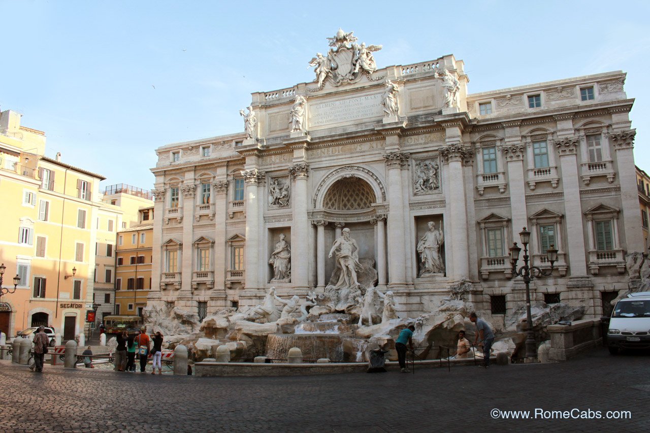 Trevi Fountain in the morning