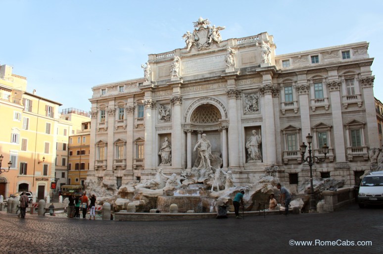Trevi Fountain in the morning