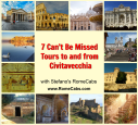 7 Can’t Be Missed Tours to and from Civitavecchia Collage