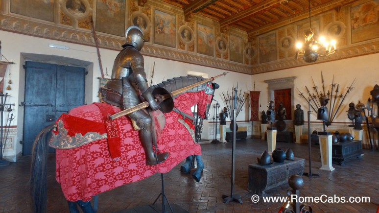 ARMORY HALL - Bracciano Orsini-Odescalchi Castle - with RomeCabs