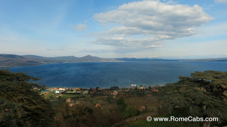 Bracciano Lake view from Orsini-Odescalchi Bracciano Castle