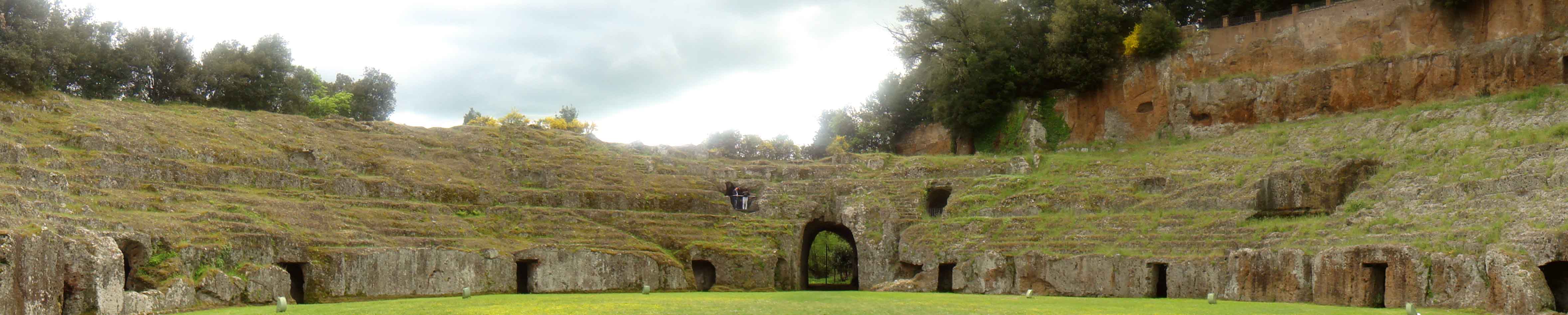Ancient Roman Amphetheater in Sutri