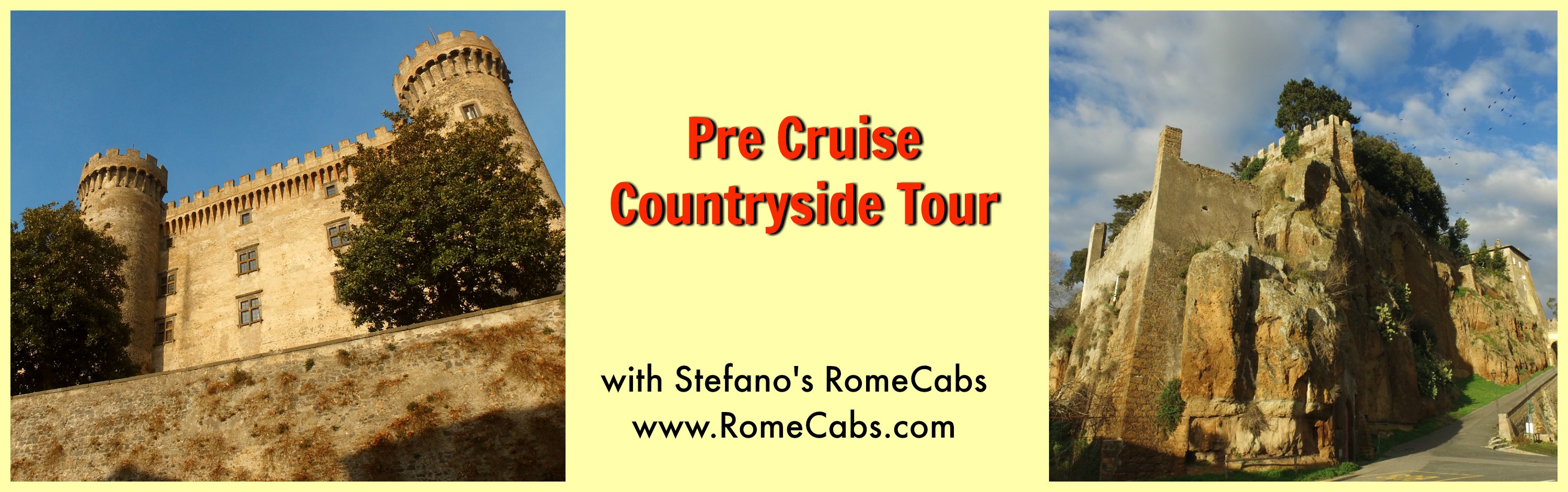 Pre Cruise Countryside Tour with RomeCabs