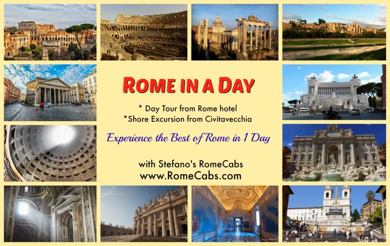 ROME IN A DAY TOUR from Civitavecchia - RomeCabs