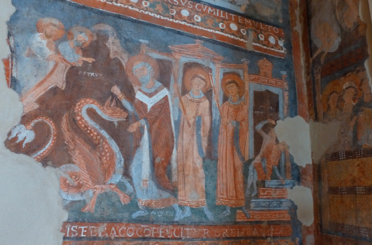 Sanctuary of Mary of Ceri frescoes - Countryside tour with RomeCabs